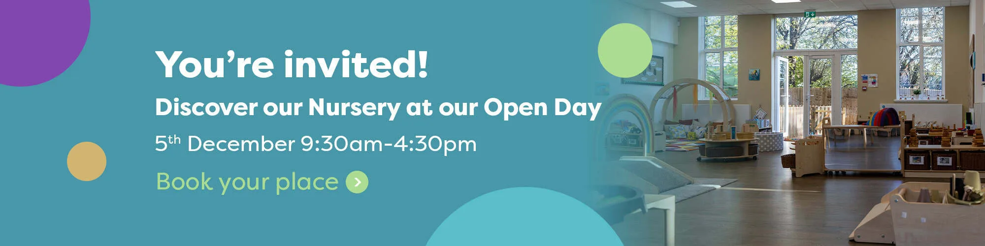 Discover our Nursery at our Open Day